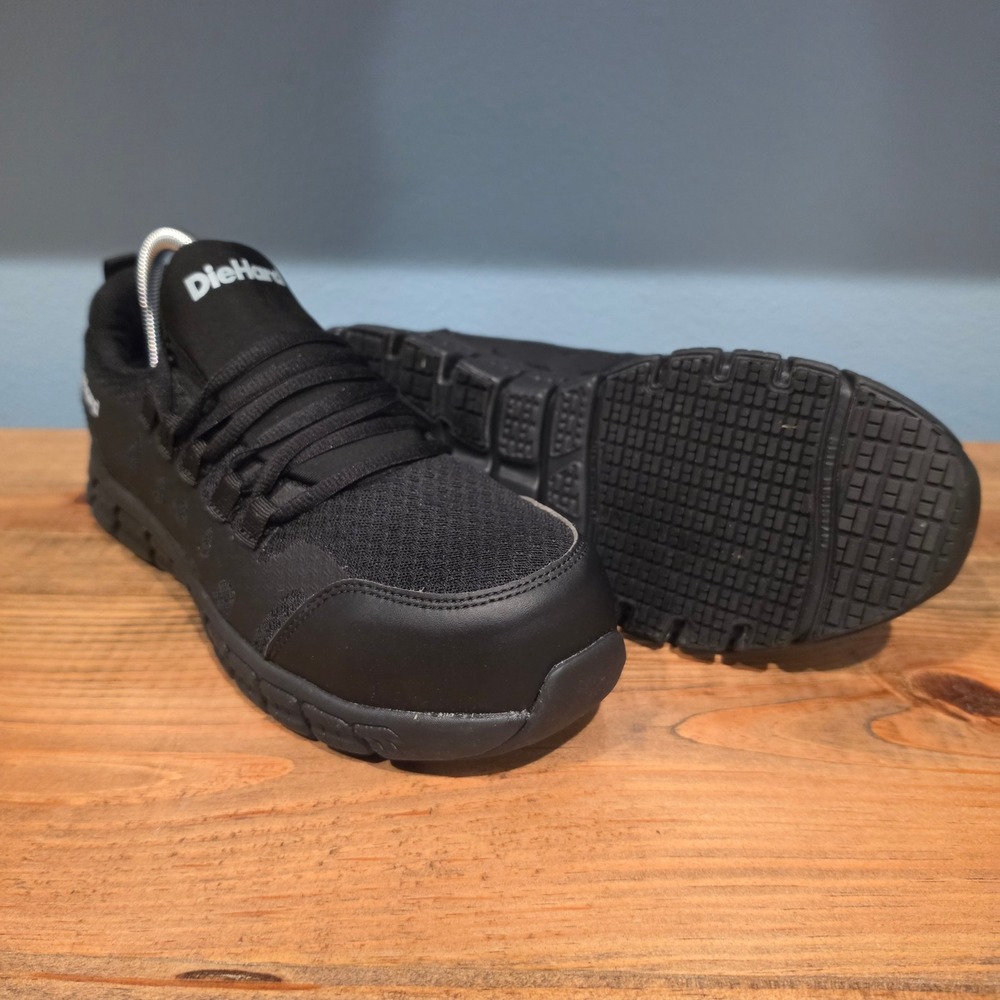 DieHard Men's Bonneville Composite Toe Work‎ Shoes Safety Black 7 2EE Wide